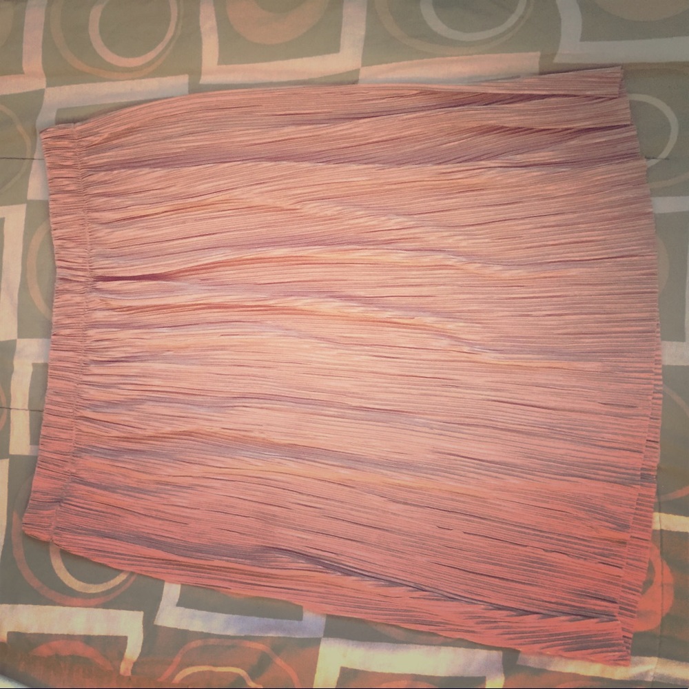 Light pinkish/beige ruffled skirt (never worn)