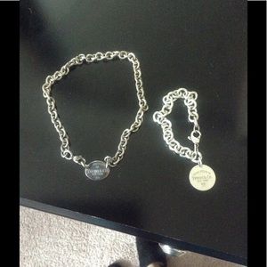 Tiffany & CO 925 Necklace and Bracelet