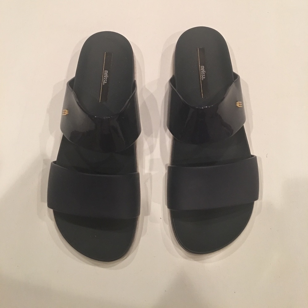 Navy Melissa slides.