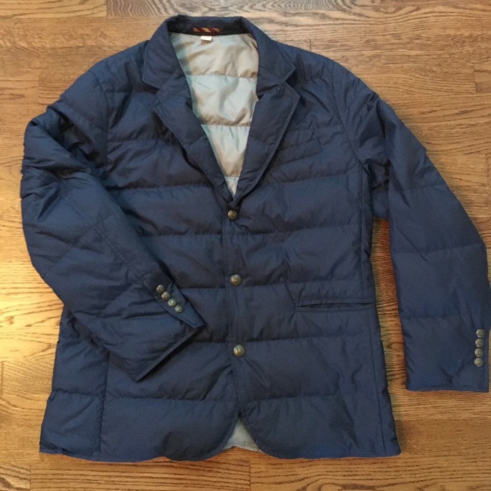 Brooks Brothers Men's Quilted Down Blazer