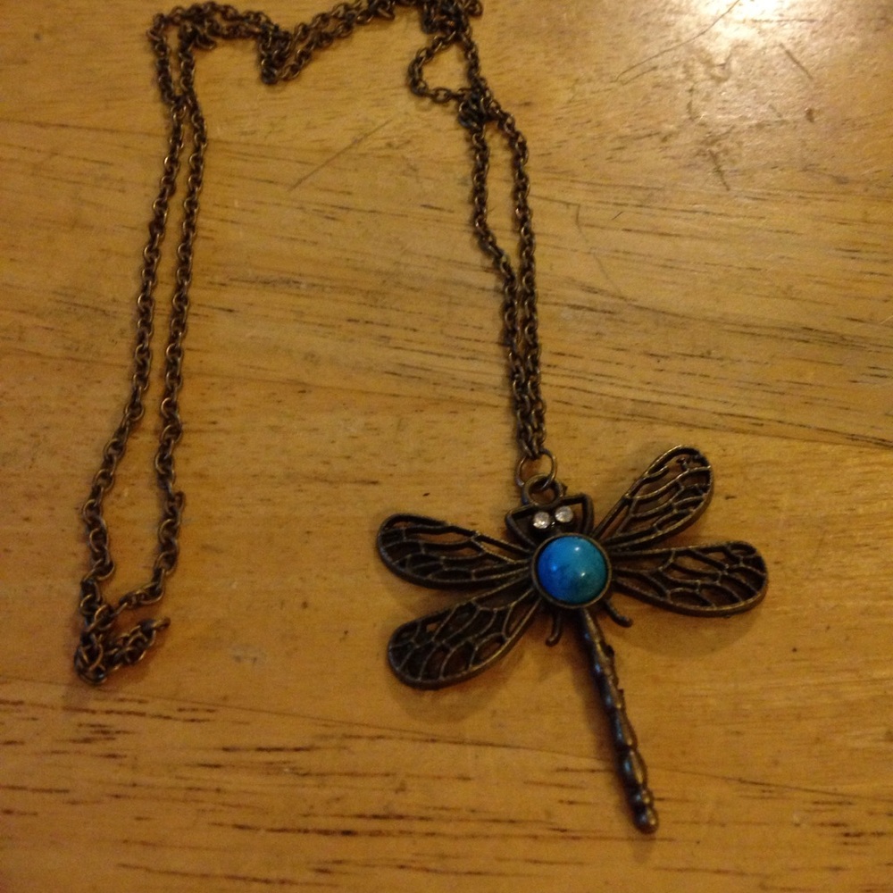 Dragon butterfly necklace