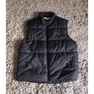 Black Men's Zippered Vest Size XLarge