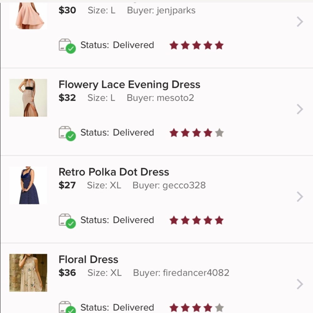 Black Midi Dress - Picture 7 of 8