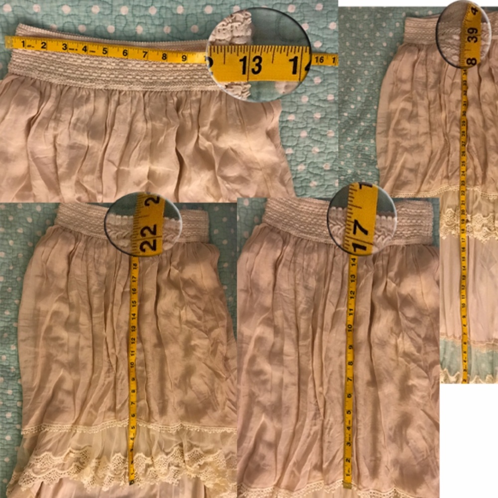 NWT Modcloth Ryu  High-Low Layered Lace Skirt - Picture 7 of 8