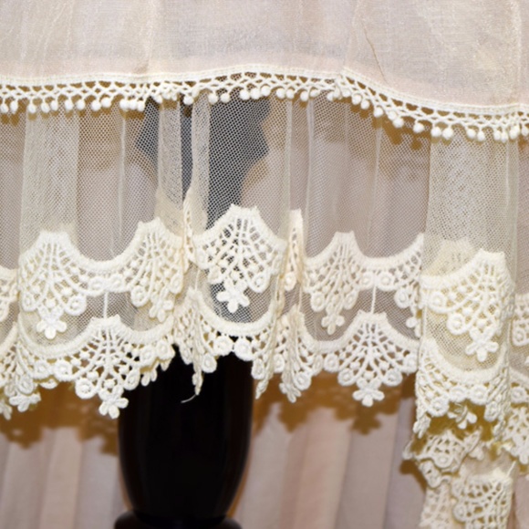 NWT Modcloth Ryu  High-Low Layered Lace Skirt - Picture 6 of 8