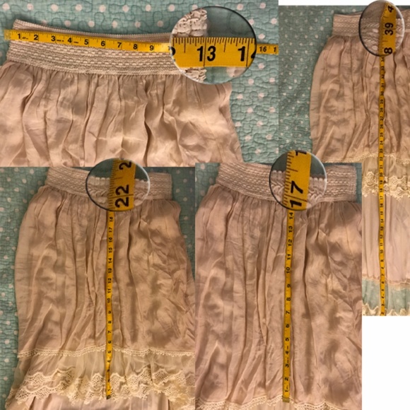 NWT Modcloth Ryu  High-Low Layered Lace Skirt - Picture 7 of 8