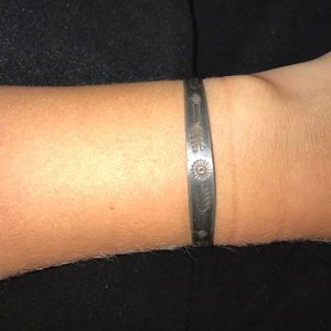 flower arrow feather bracelet