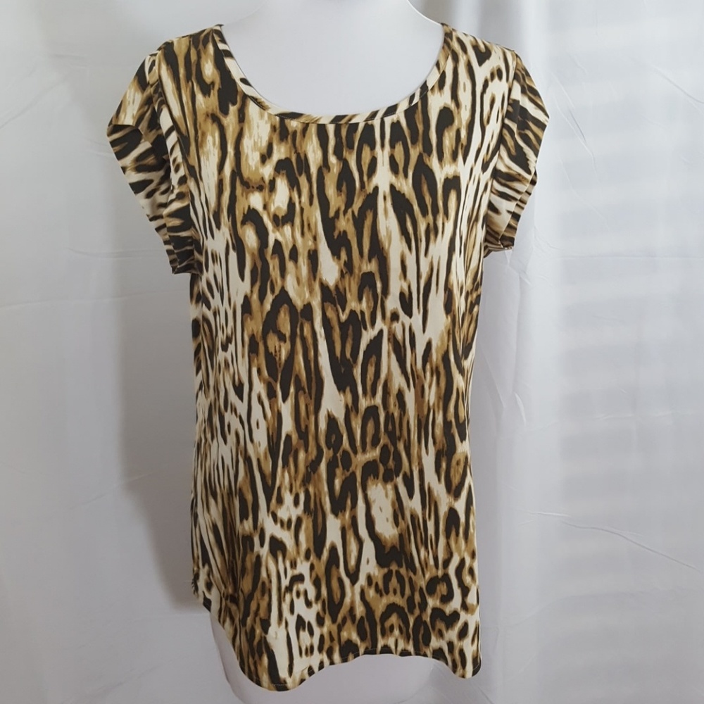 Chico's cap sleeve top size 0 (small)