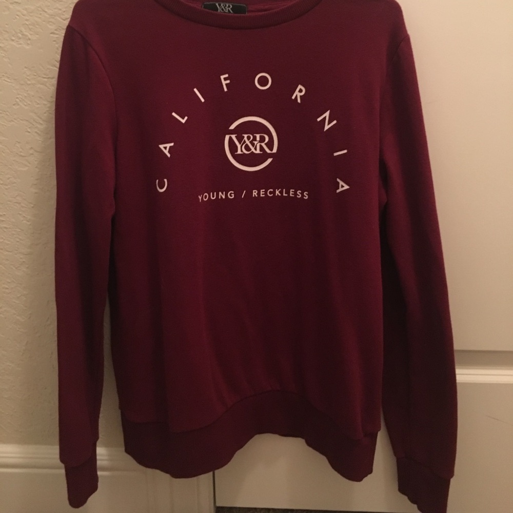 Young and reckless pullover