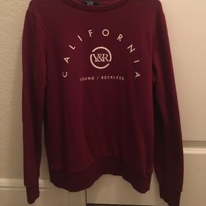 Young and reckless pullover