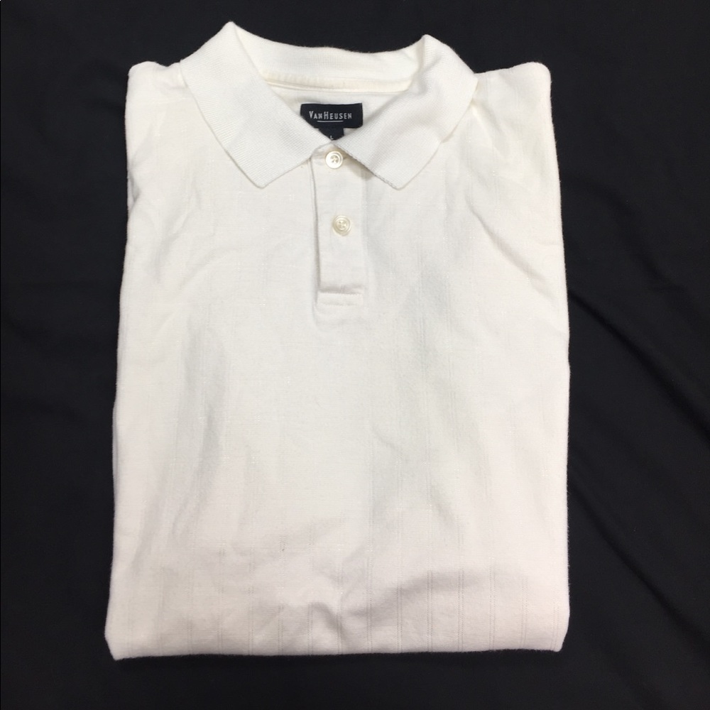 Van Heusen Polo L White