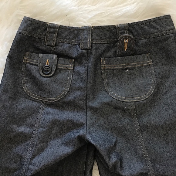 Nanette Leopore Cropped Flare Gaucho Pant - Picture 3 of 4