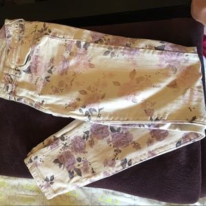 Floral Jeans