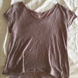 Me to We distressed scoop neck