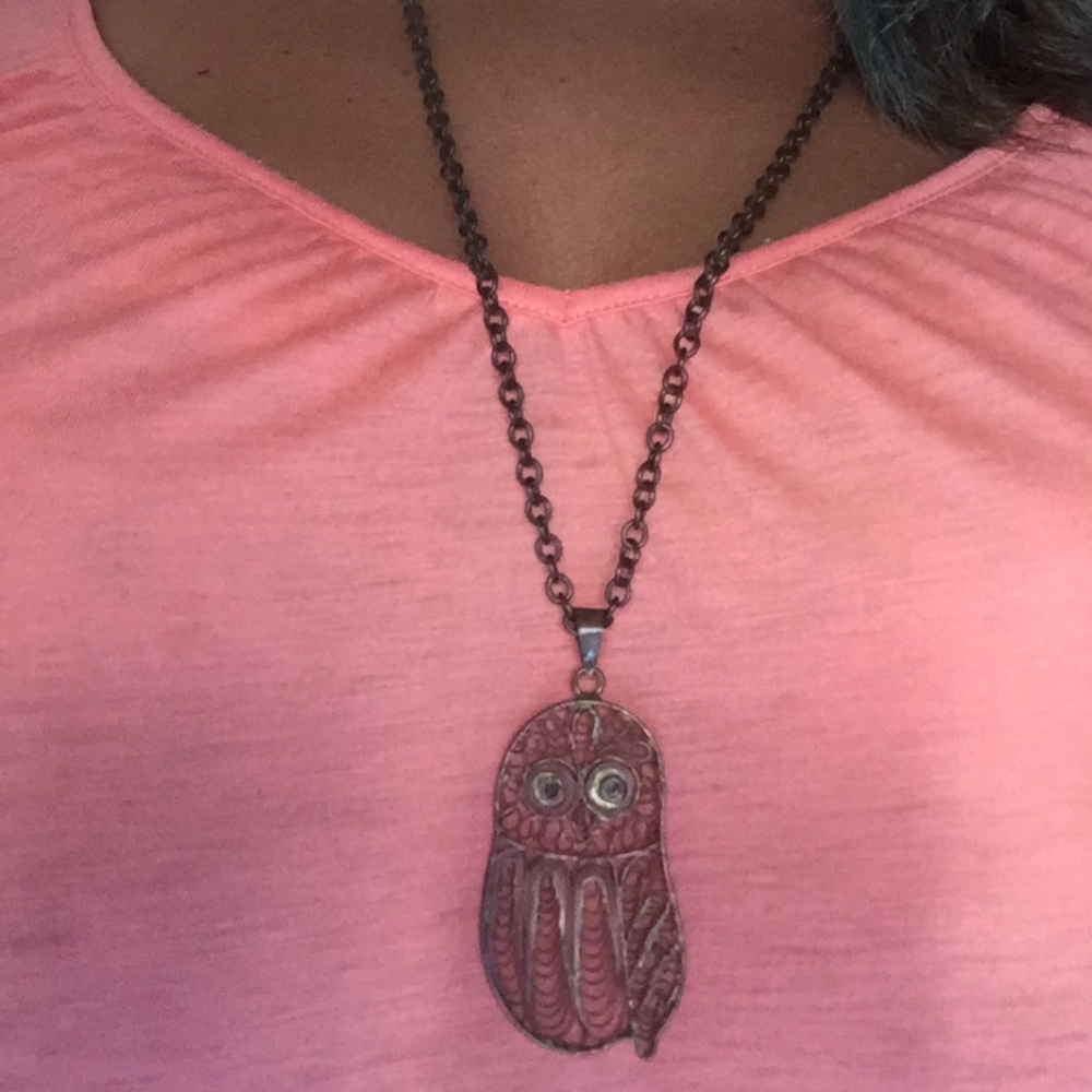 Vintage Owl Necklace