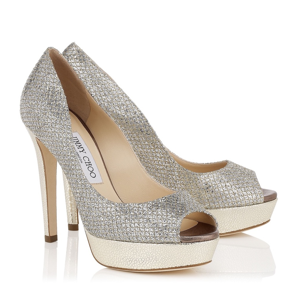 Jimmy Choo Dahlia Peep Toe Platform Pump