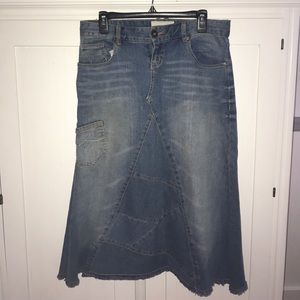 Maurice's Midi Jean Skirt Size 5/6