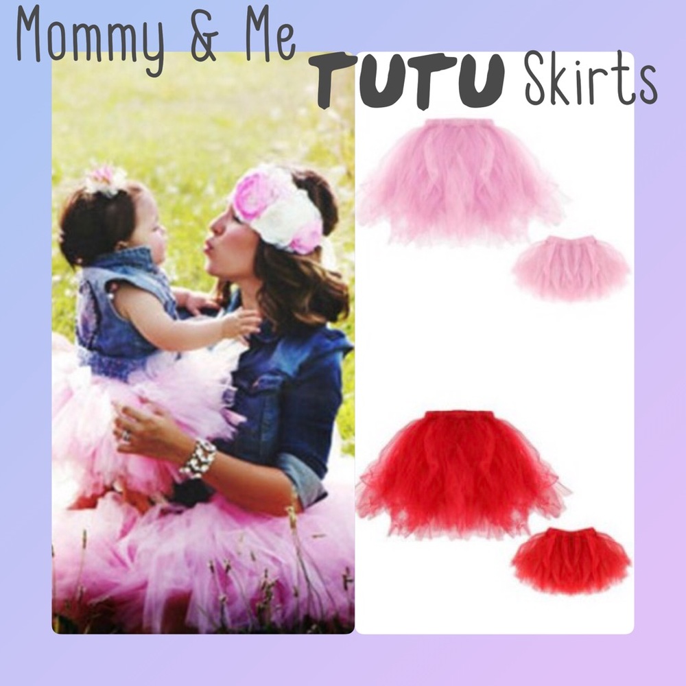 Mommy & Me tutu skirt set