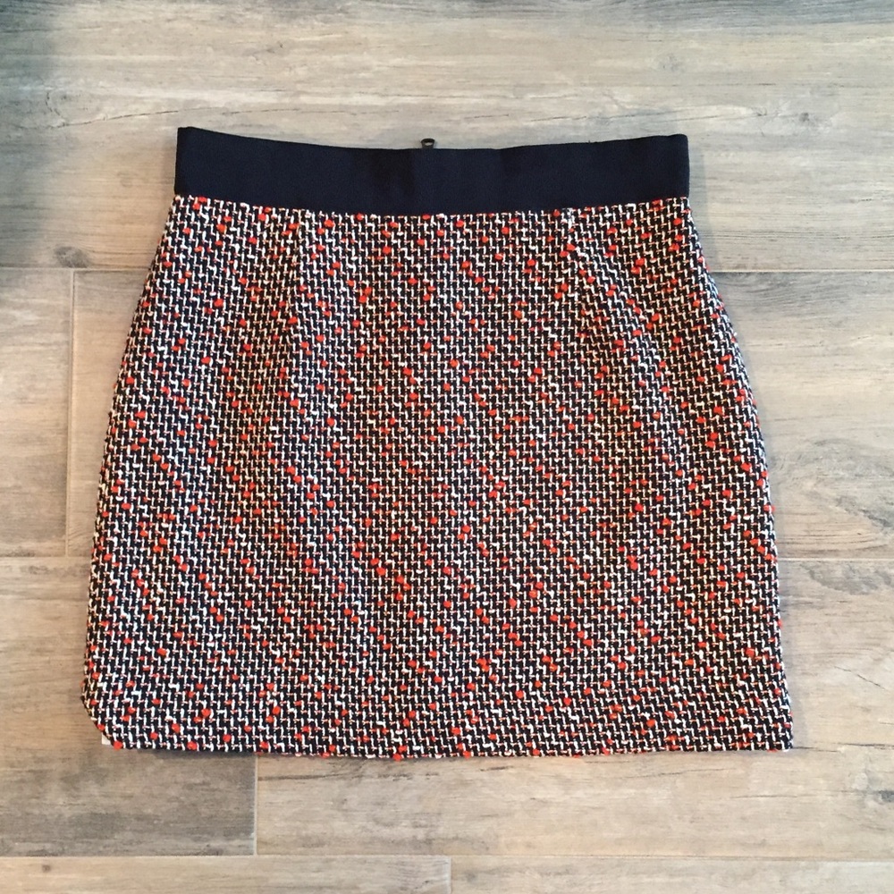 Milly Mini Skirt Orange/Black