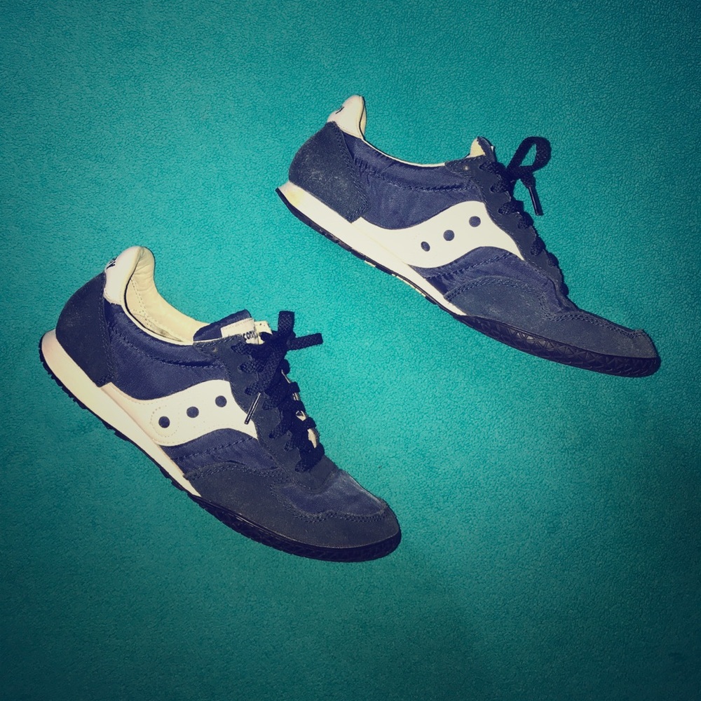 Navy Saucony sneakers
