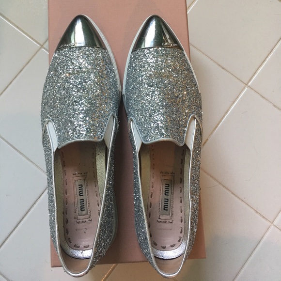 Miu Miu glitter sneakers - Picture 5 of 6