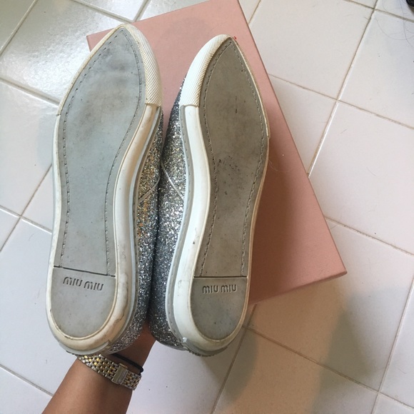 Miu Miu glitter sneakers - Picture 6 of 6