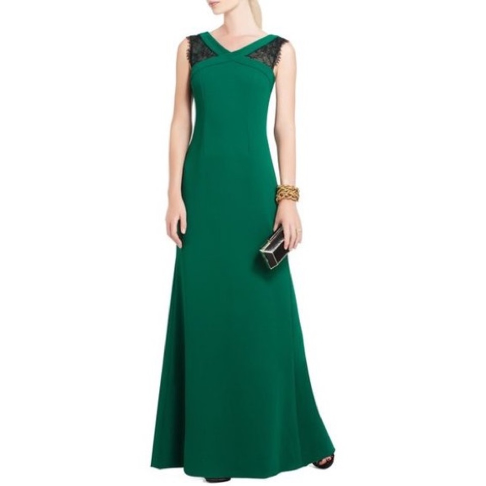 BCBG "Evans" Dress in Emerald Green