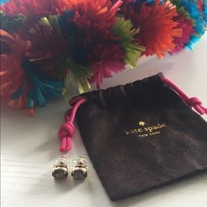 ♠️ kate spade♠️ grey studs & dustbag
