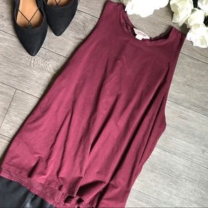 Suede Sleeveless Top