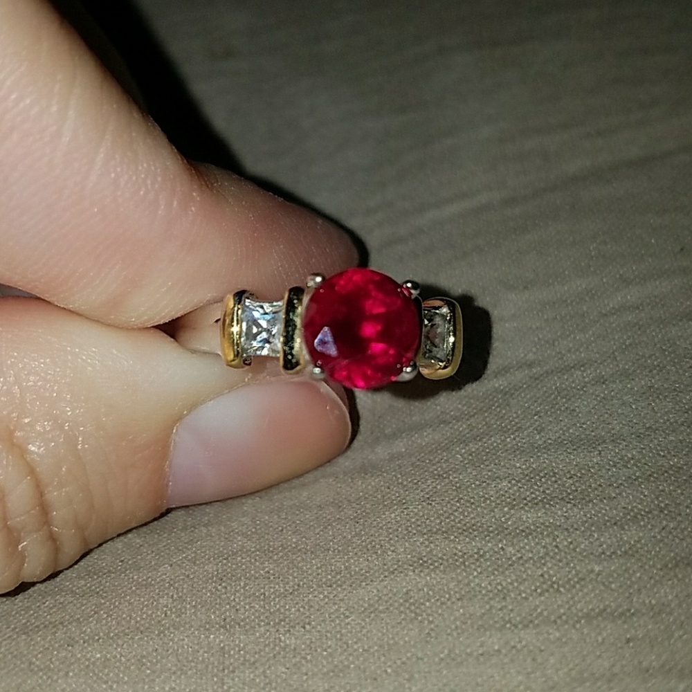 Red ruby ring