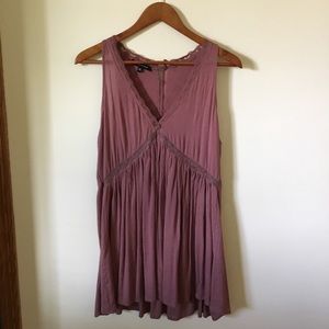 Pac Sun Kendall & Kylie Mauve Dress Sleeveless