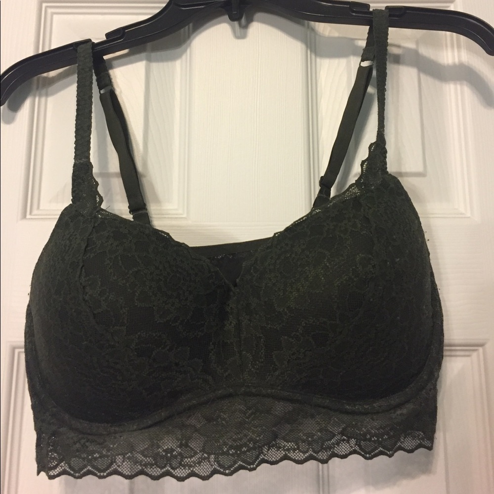 Green Victoria's Secret bralette