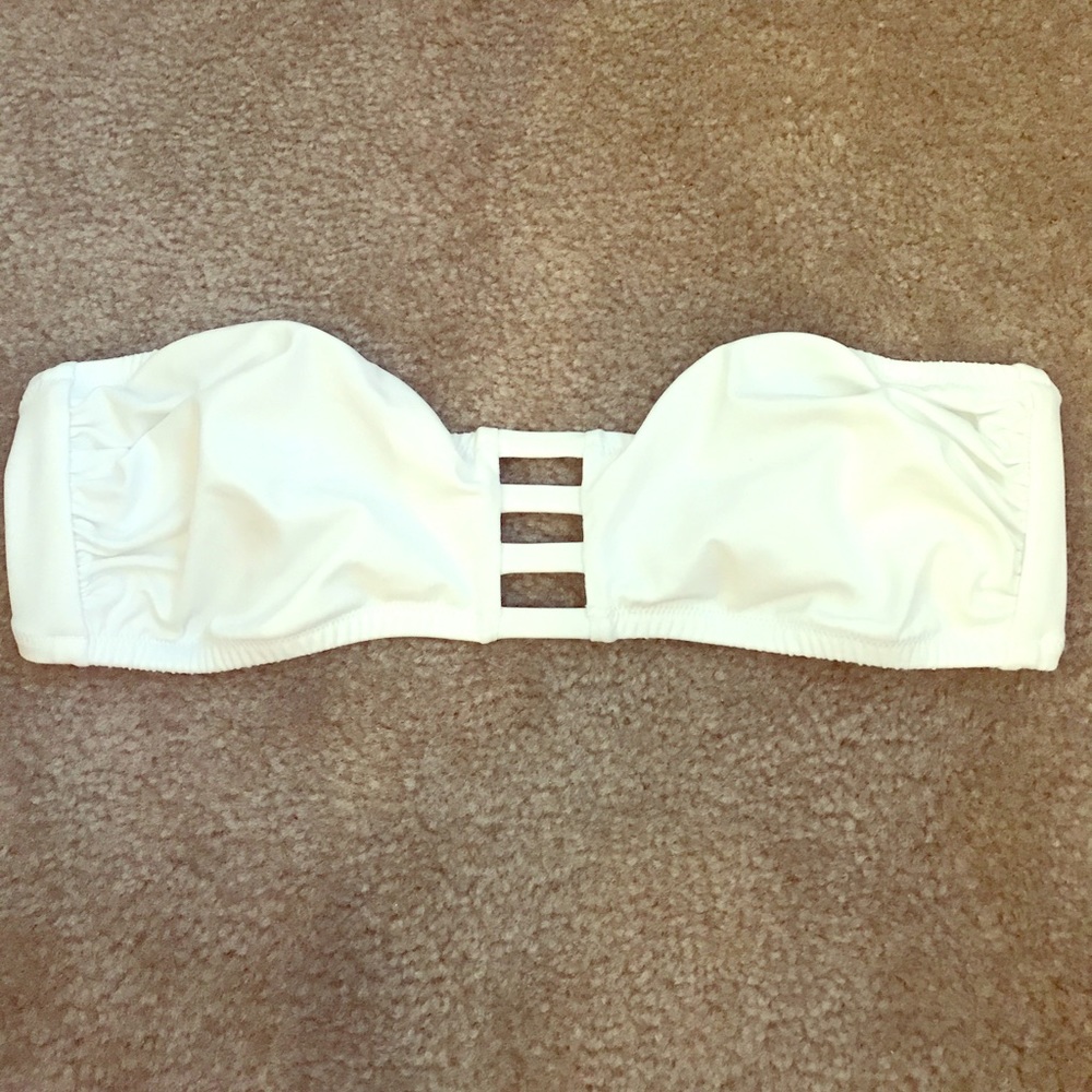 Victoria's Secret strapless bikini white