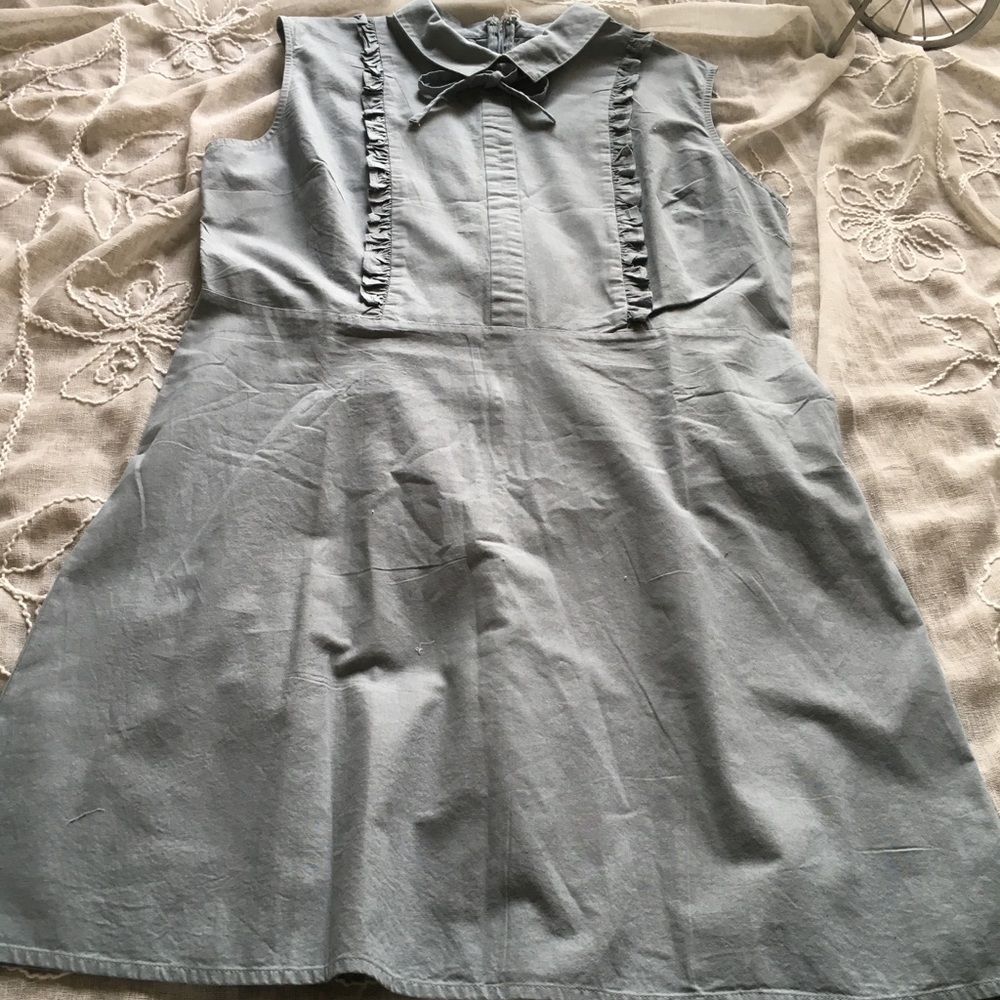 Cute ASOS denim-like Above-the-knee Dress!