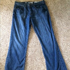 Relaxed boot cut medium wash jeans 33/34