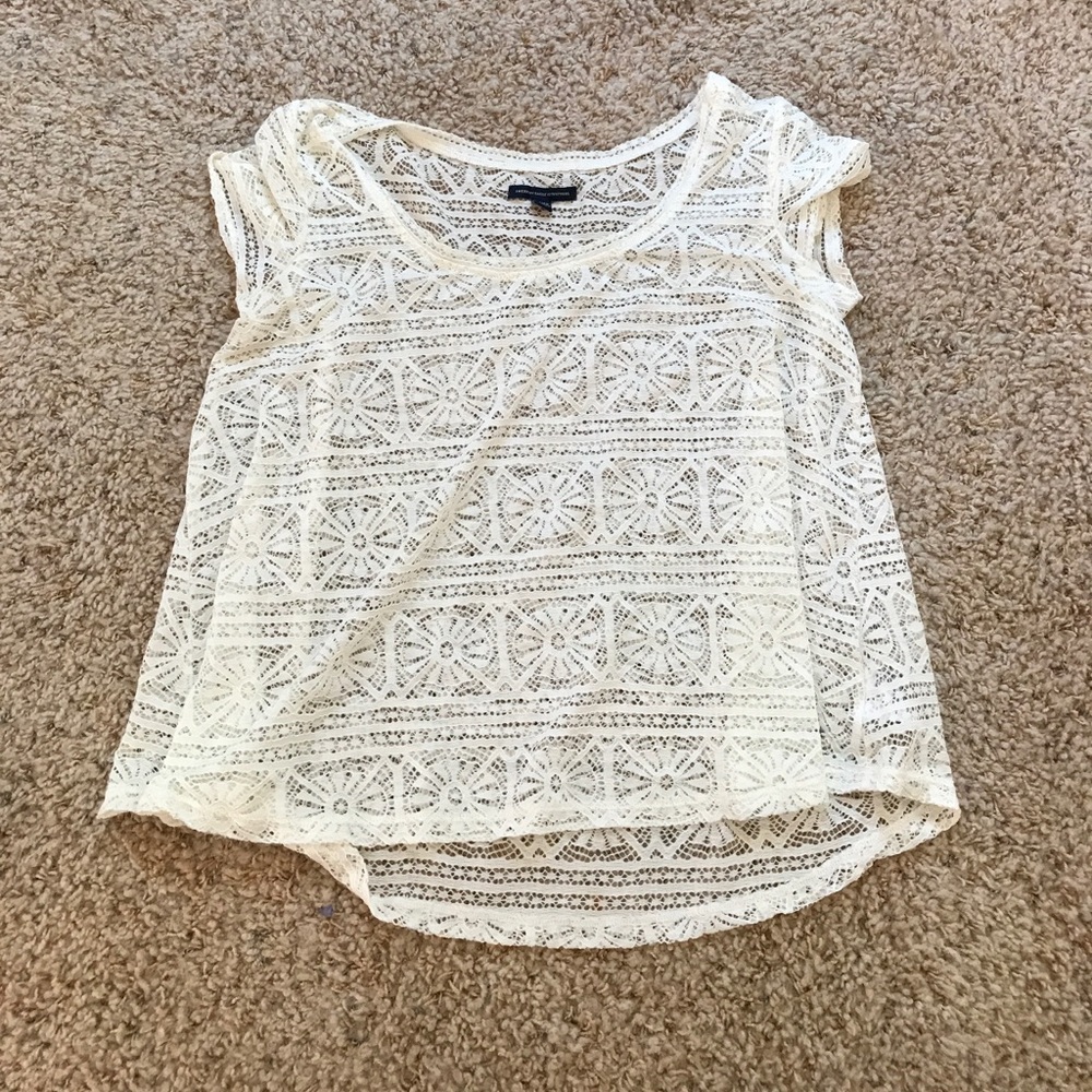Lace American eagle shirt