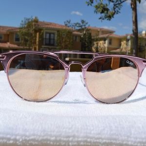 Quay Australia x Chrisspy Rose Gold Sunglasses