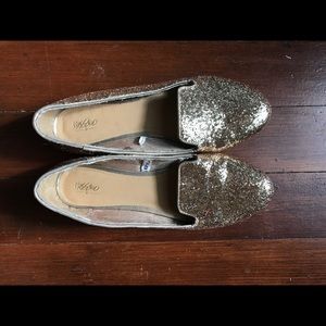 Mossimo Gold Sparkle Flats