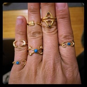 Brand New 6-piece ring set