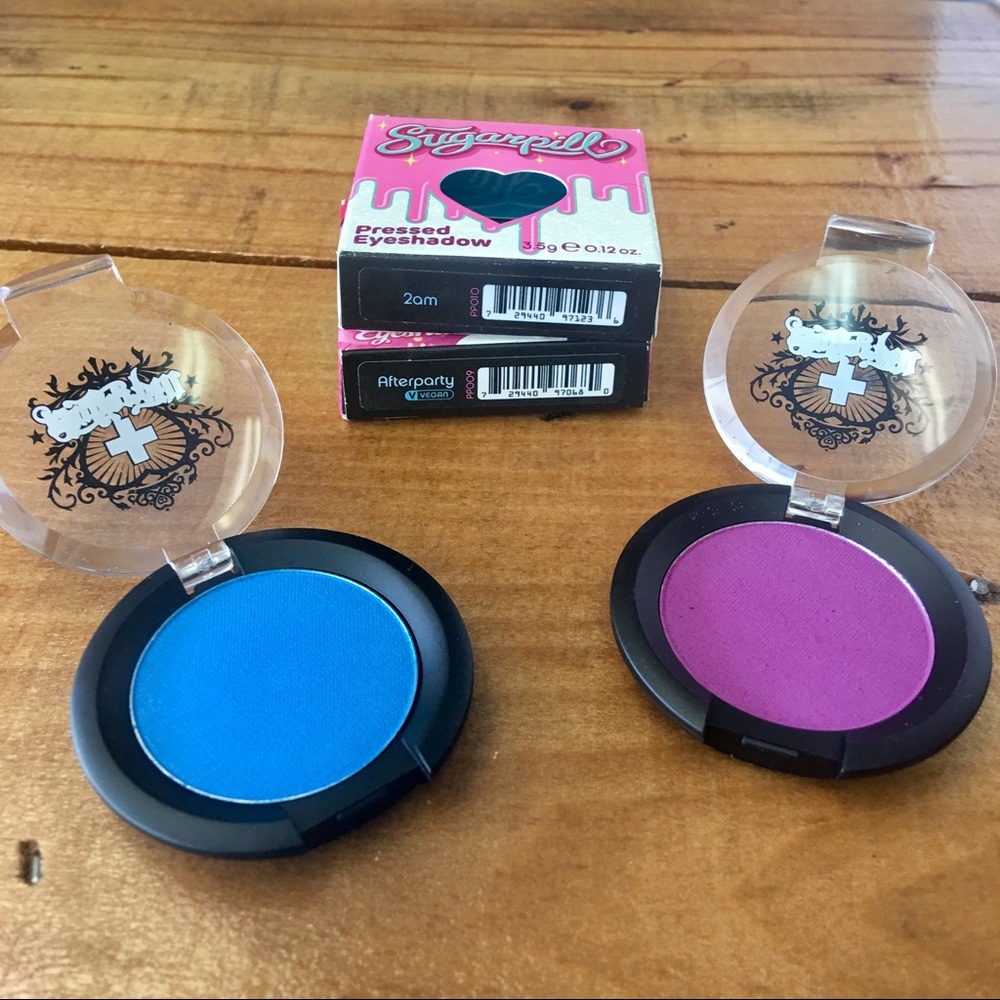 Sugarpill 2am and Afterparty Eyeshadows