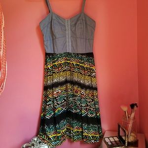 Bright print sundress