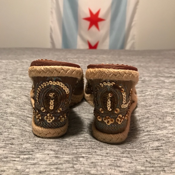 Ladies Bamboo Wedges - Picture 3 of 5