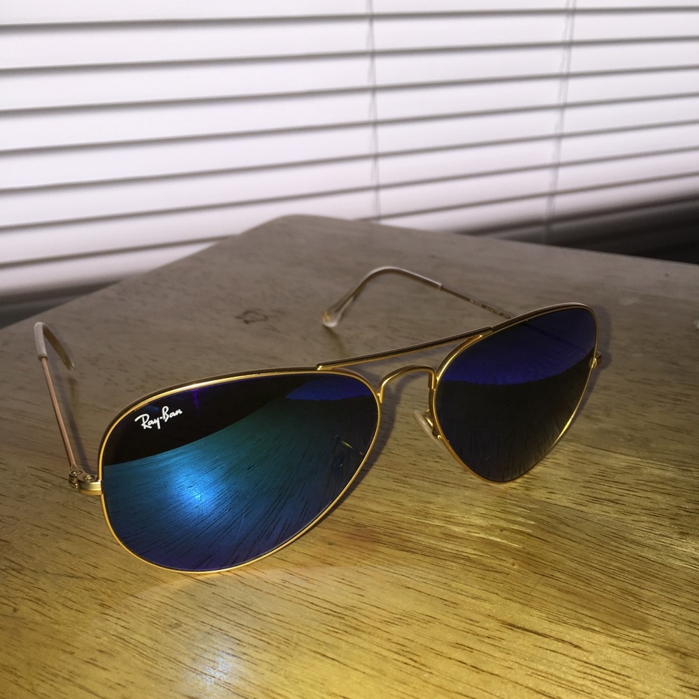 ❌SOLD❌Ray-Ban Original Aviator BlueGold Sunglasses