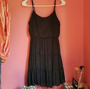 Black shift dress
