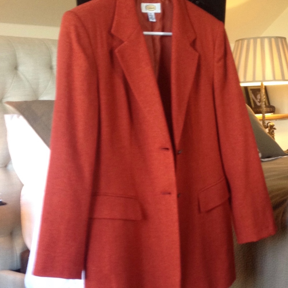 Classic Deep Orange/Rust Tweed Jacket
