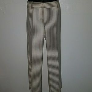 Express Off White Pin Stripe Dress Pant