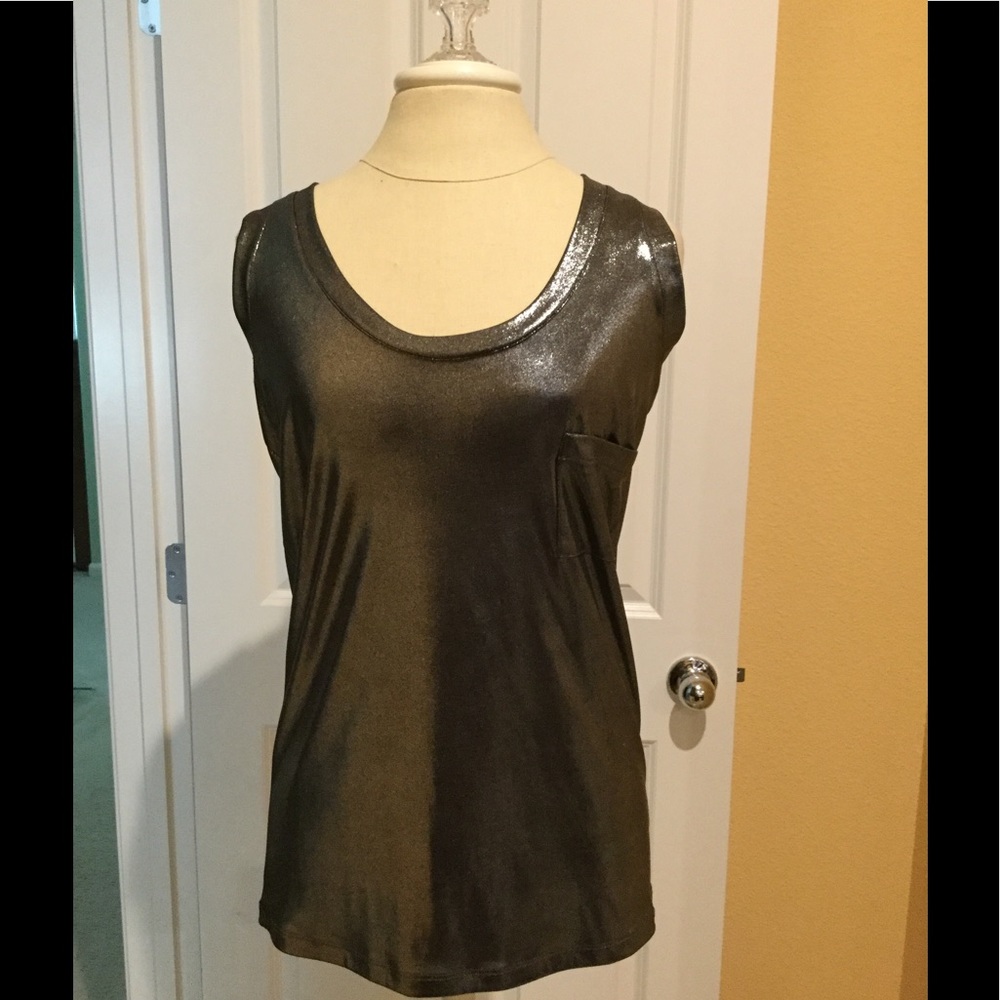 Gibson Pewter Racerback Tank Top