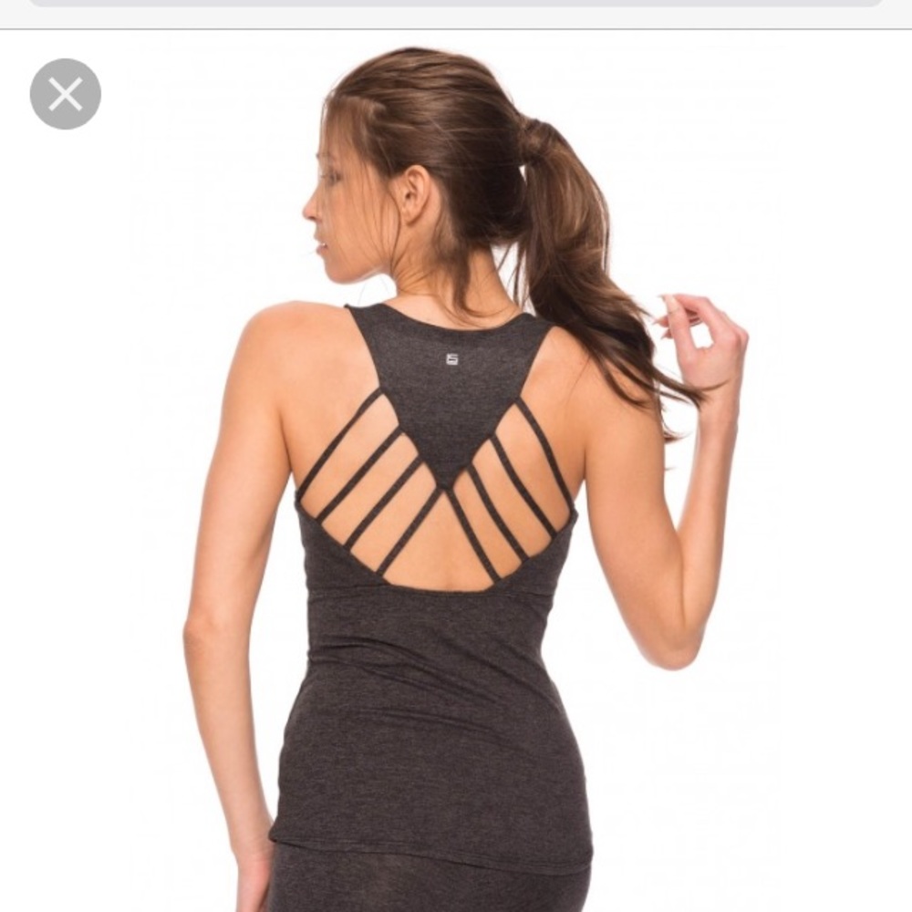 Lanston Sport Los Angeles String Back Tank