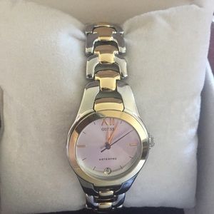 NWOT GUESS Women's Waterpro Stainless Steel Watch