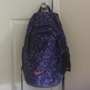 A new orange and purple Nike bookbag!